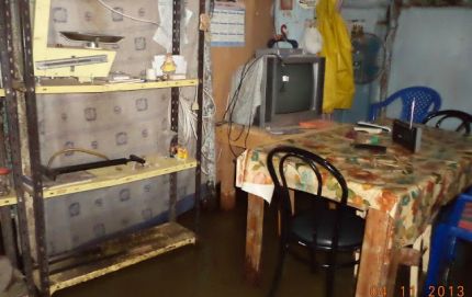 Intiyaco afectada por el agua