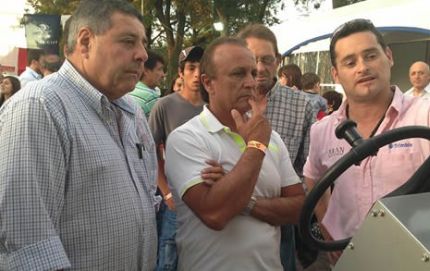 Del Sel y De Angeli en la Fiesta del Sorgo