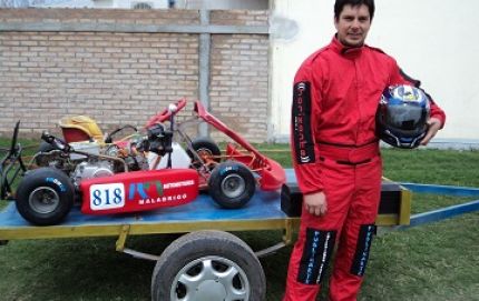 Rubén Pizarro debuta en karting