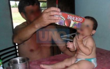  Golpea a su mujer y emborracha a su beba de 1 año