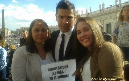La lucha contra los agrotóxicos llegó al Vaticano