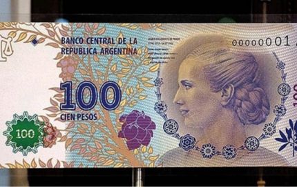 Salió a circulación el billete de 100 pesos con la imagen de Eva Perón y llega a los cajeros