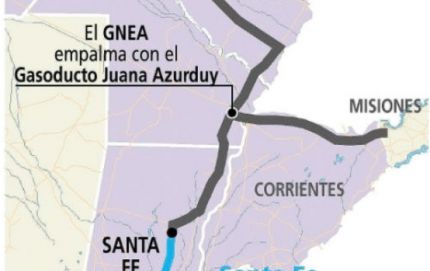 ANUNCIAN QUE EN ENERO SE ADJUDICA UN TRAMO DEL GASODUCTO DEL NORTE