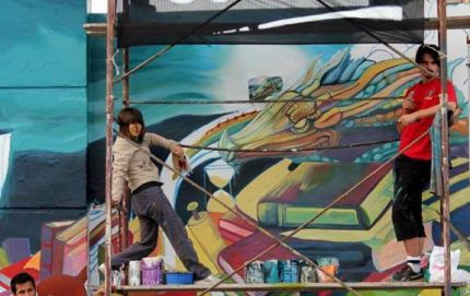 ENTRAMADOS. Murales colectivos.