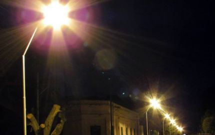 Concluyó la 2° etapa de la obra de alumbrado público