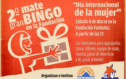 Conmemoración del Día Internacional de la Mujer – 2do. Gran Mate-Bingo