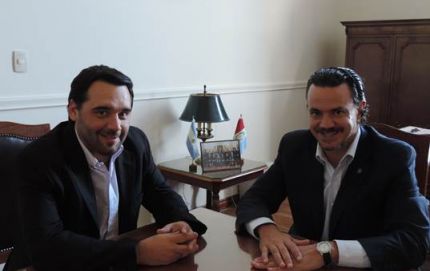   EL MINISTRO DE GOBIERNO Y EL COORDINADOR REGIONAL ANALIZAN LA AGENDA DEL NORTE PROVINCIAL