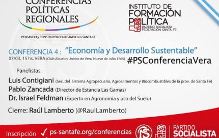 Conferencia Política Regional en Vera sobre Economía y Desarrollo Sustentable