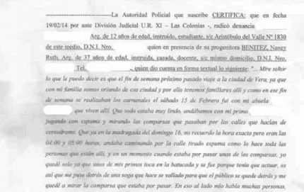 HECTOR AGUILAR: “LA DENUNCIA FUE REALIZADA EN ESPERANZA”
