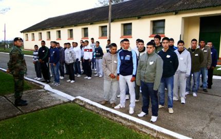 Inscriben para soldado voluntario