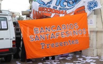 Paro bancario desde las 11.15 en Santa Fe