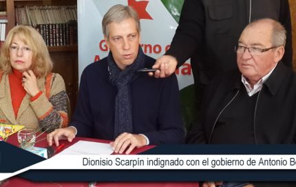 Scarpín durísimo con el gobierno provincial: 
