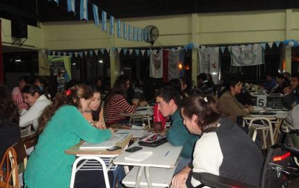 Taller de simulación empresarial en Calchaquí