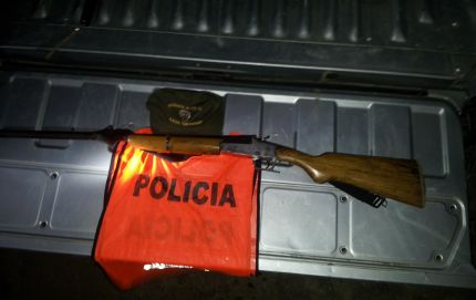 Secuestro de una escopeta en operativo de control sobre ruta provincial Nº3