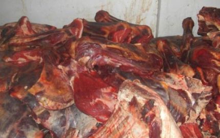 DECOMISO DE 250 KG DE CARNE VACUNA