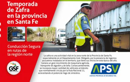 Comenzaron los operativos de seguridad vial en la ruta nacional N° 11 por la temporada de zafra