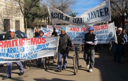 MUNICIPALES DE SAN JAVIER TAMBIEN LUCHA POR SUS TRABAJADORES PRECARIZADOS