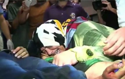 El bombardeo contra un hospital palestino dejó ocho niños muertos