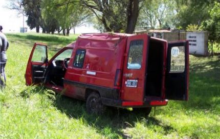 Volcó una camioneta a 15 kilómetros al sur de Reconquista