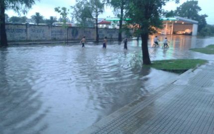 95 mm. fue el registro del pluviómetro en el día de hoy