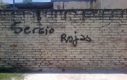 COMUNICADO DE SERGIO ROJAS SOBRE LAS PINTADAS EN NUESTRA CIUDAD