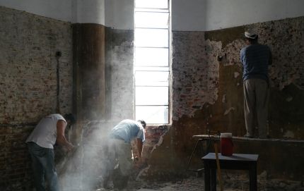 INTENSA SEMANA DE TRABAJOS EN EL TEMPLO DE VERA