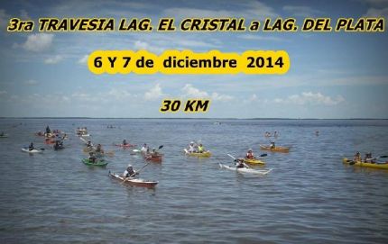 Tercera travesía entre las lagunas El Cristal y Del Plata