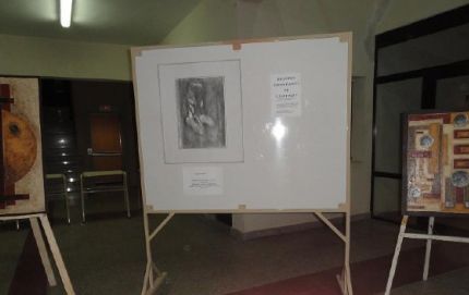 Hugo Rivoire y la  muestra fotográfica en la escuela técnica de Calchaquí