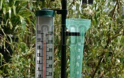 30 mm. el registro de lluvia en Vera