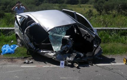 CHOQUE FRONTAL EN RUTA 11