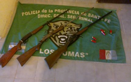Los Pumas secuestran armas de fuego en extensos patrullajes.