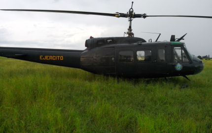 Agrupación bomberos junto a protección civil de la provincia.