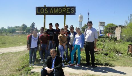 De peones heroicos andando por el Norte