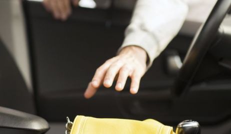 Se bajó dos minutos del auto y le robaron la cartera