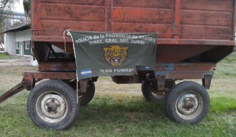 Personal de la Dirección de Seguridad Rural recupera herramienta agrícola -