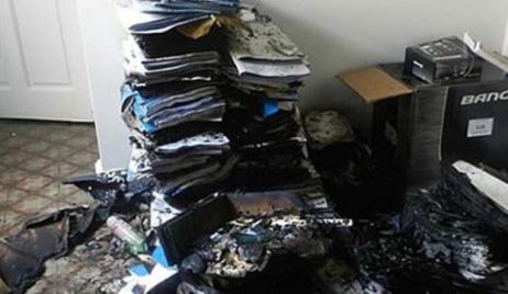 Grave atentado incendiario contra la Fiscalía de San Javier