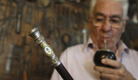 El orfebre Pallarols ultima detalles del bastón presidencial