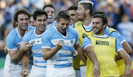 Triunfo de Los Pumas frente a Tonga en el Mundial de rugby