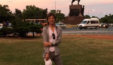 Nadie lo vio: Mick Jagger caminó solo por Buenos Aires