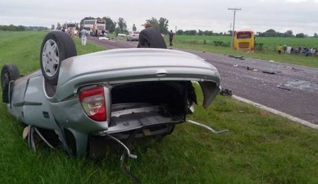 El Sombrerito: fallece un motociclista sobre Ruta 11