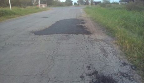 Después de reclamos y reclamos... se taparon los baches
