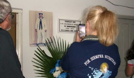 Se recordó a los “Héroes de Malvinas” en el Paraje El Cerrito
