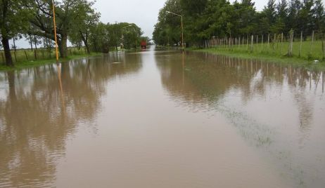 60 mm. el registro de lluvia en las últimas 24 hs. en Vera