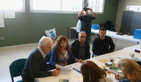 Micro de la delegación de Amsafe Vera – 1º de Mayo