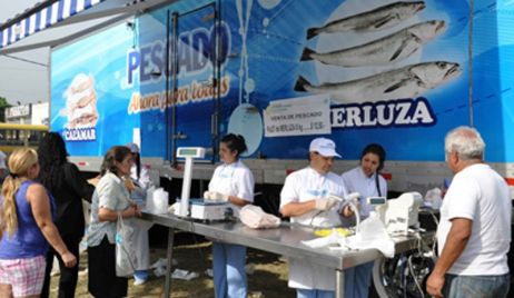 Vuelve el Camión de la Economía Popular de Pescados & Mariscos 