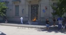 Repudio de vecinos al  imputado por abuso sexual