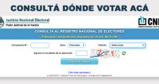 Consultá el padrón electoral para este domingo
