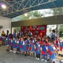 Nuevos egresados del jardín de infantes en Calchaquí