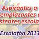 Atención Asistentes Escolares se rinde el 20 de diciembre