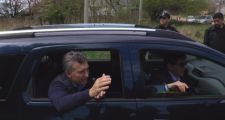 BUSQUETS RECIBIÓ AL PRESIDENTE MAURICIO MACRI Y SUS MINISTROS EN SU ARRIBO A CERES